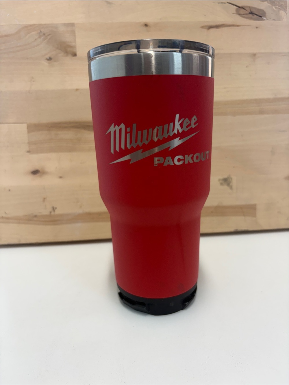 Milwaukee Red Insulated Travel Tumbler - Packout Collection 30oz.